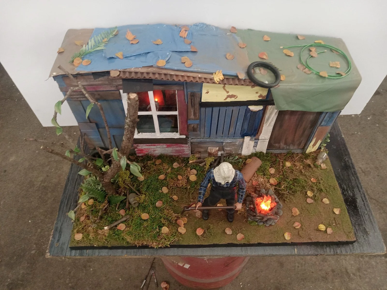 Friday The 13th Part 2 Jasons Shack Display/diorama For 7 Inch Neca Figure thumbnail 4