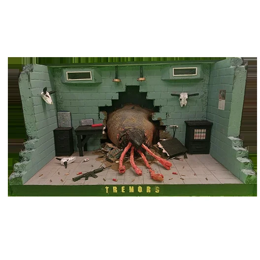 Tremors — Burt's Rec Room Graboid Breach Diorama (1:12) (Lights Up) thumbnail 7